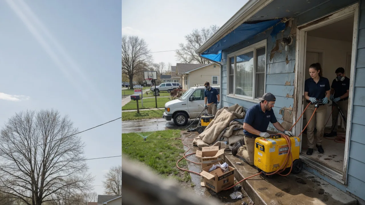 Basement Flood Cleanup in Piper City, IL near me